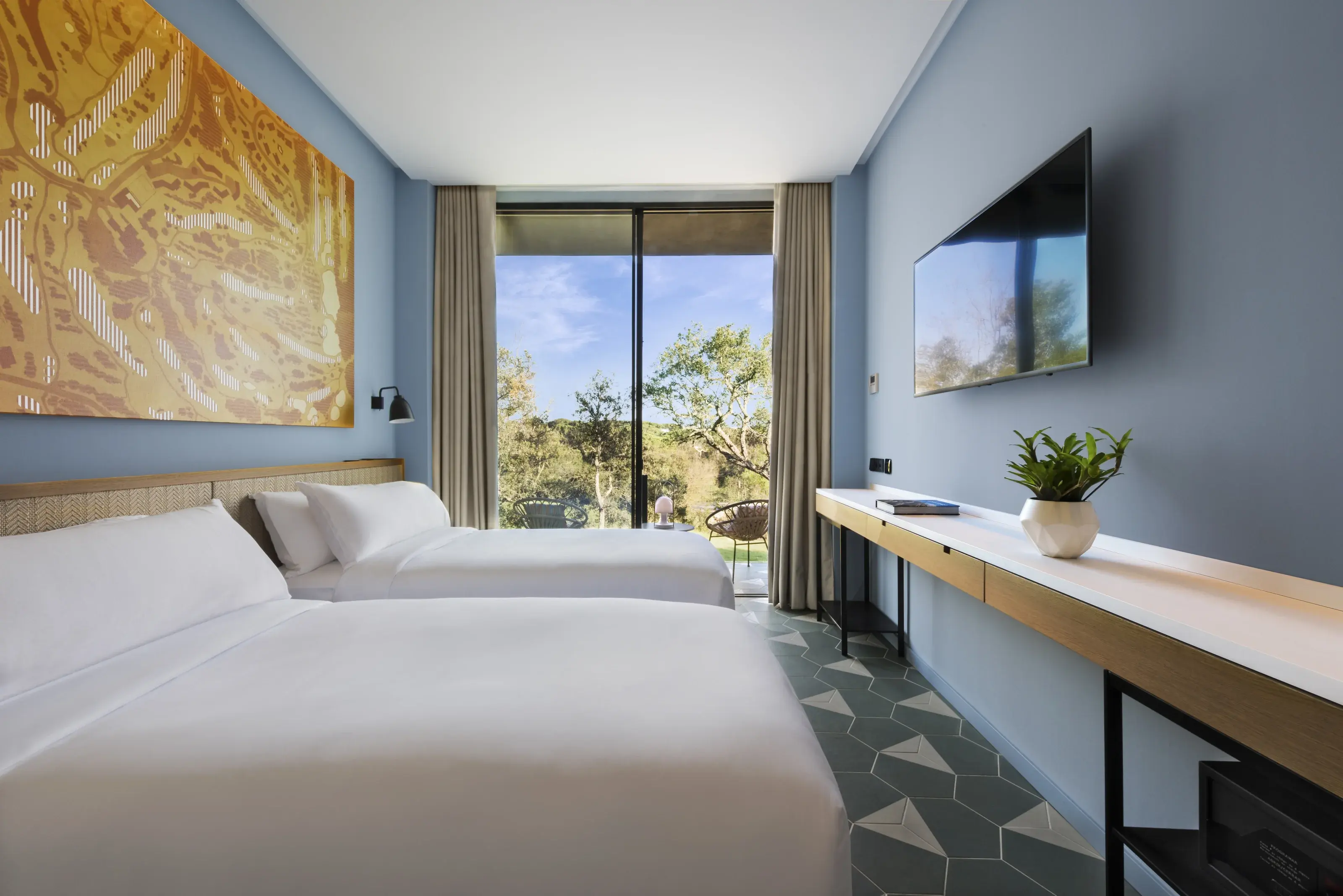 Guest room at LAVIDA Hotel at Camiral
