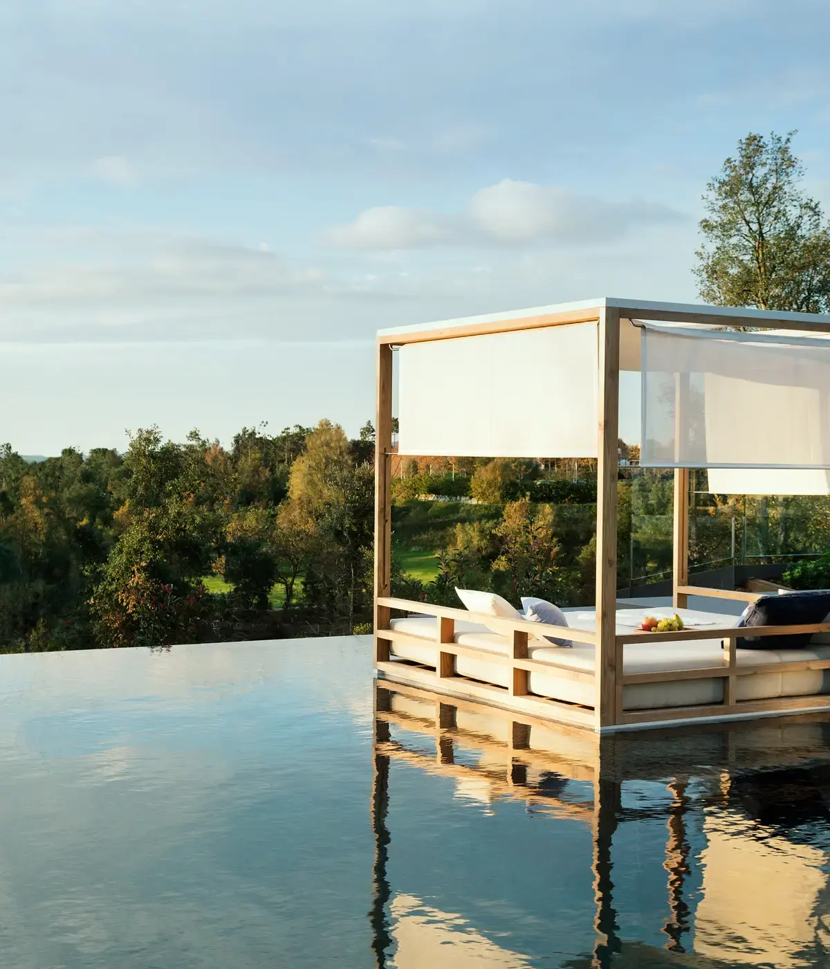 Infinity pool at Camiral
