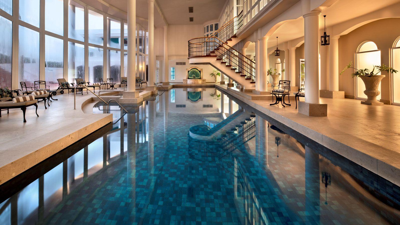 Roman-style spa facilities at Fancourt