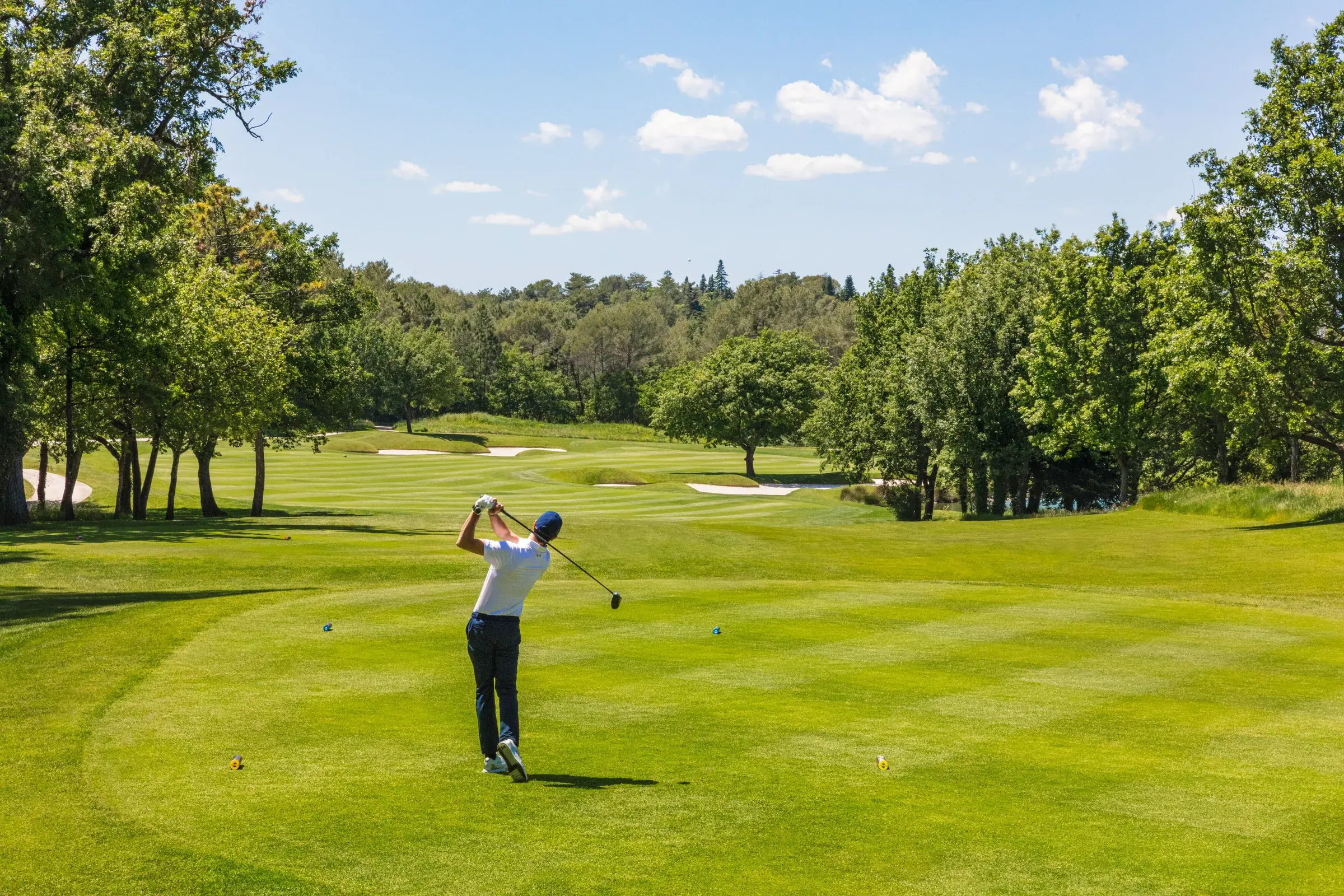 Tenth hole of Le Château course at Terre Blanche